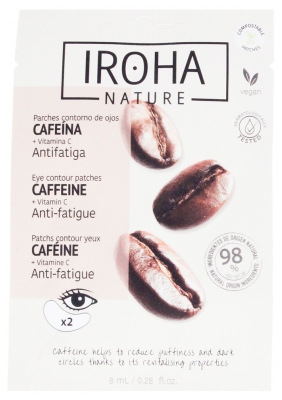 Iroha Nature Contour des Yeux Caféine 2 Patchs