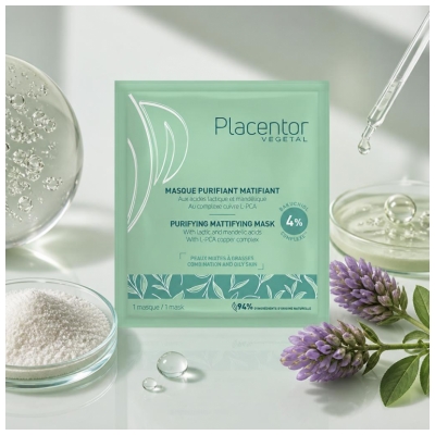 Placentor Végétal Masque Matifiant Purifiant 25 g