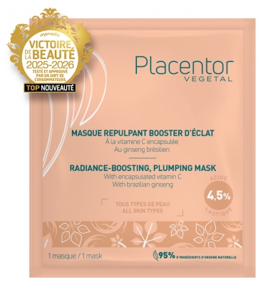 Placentor Végétal Masque Booster d'Éclat Repulpant 25 g