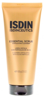 Isdin Isdinceutics Essential Scrub Exfoliant Nettoyant Visage Gel 100 g