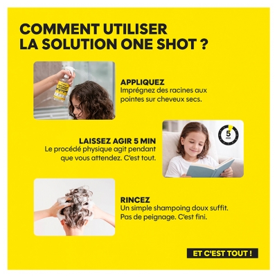 Catapoux Anti-Poux & Lentes Solution One Shot Dès 6 Mois 140 ml