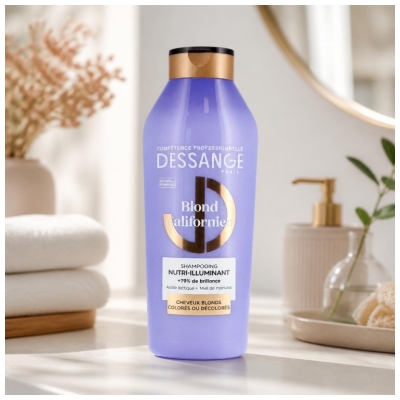 Dessange Blond Californien Shampoing Nutri-illuminant Cheveux Blonds Colorés ou Décolorés 280 ml