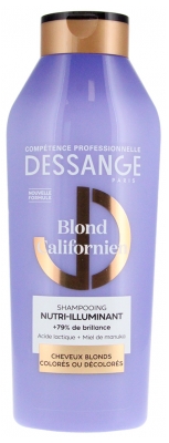 Dessange Blond Californien Shampoing Nutri-illuminant Cheveux Blonds Colorés ou Décolorés 280 ml