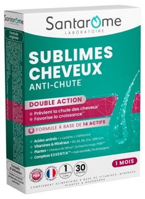 Santarome Sublimes Cheveux Anti-Chute Cheveux 30 comprimés