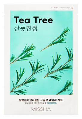 Missha Airy Fit Arbre à Thé Masque Tissu 19 g