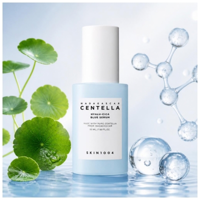 Skin1004 Madagascar Centella Hyalu-Cica Blue Serum Visage 50 ml