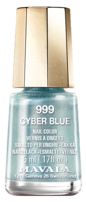Mavala Color Mini Vernis à Ongles Pailleté 5 ml - Couleur : 999 Cyber Blue