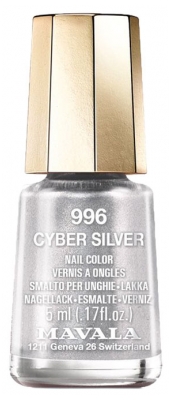 Mavala Color Mini Vernis à Ongles Pailleté 5 ml - Couleur : 996 Cyber Silver