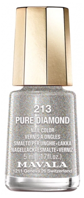 Mavala Color Mini Vernis à Ongles Pailleté 5 ml - Couleur : 213 Pure Diamond