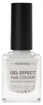 Korres Gel Effect Vernis à Ongles Amande Douce 11 ml - Couleur : 1 : Blanc White