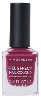 Korres Gel Effect Vernis à Ongles Amande Douce 11 ml - Couleur : 74 : Berry Addict