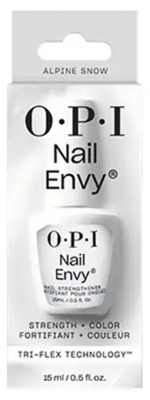 OPI Nail Envy Soin Fortifiant Coloré Pour Ongles Tri-Flex Technology 15 ml - Couleur : Alpine Snow