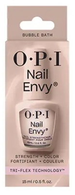 OPI Nail Envy Soin Fortifiant Coloré Pour Ongles Tri-Flex Technology 15 ml - Couleur : Bubble Bath