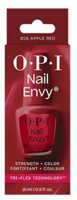 OPI Nail Envy Soin Fortifiant Coloré Pour Ongles Tri-Flex Technology 15 ml - Couleur : Big Apple Red