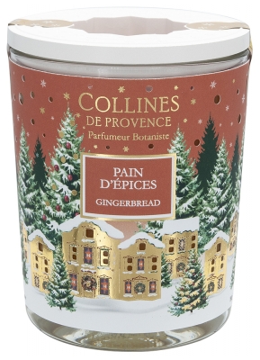 Collines de Provence Bougie de Noël 180 Grammes - Senteur : Pain d'Épices