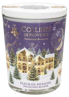 Collines de Provence Bougie de Noël 180 Grammes - Senteur : Fleur de Pistache
