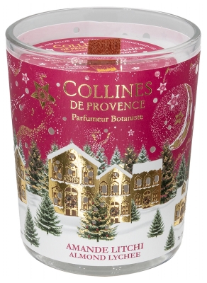 Collines de Provence Bougie 75 g Cannelle Orange - Senteur : Amande Litchi