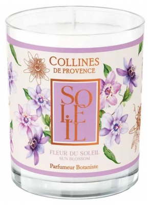 Collines de Provence Les Estivales Bougie Parfumée 180 Grammes - Senteur : Fleur du Soleil