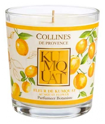 Collines de Provence Les Estivales Bougie Parfumée 180 Grammes - Senteur : Fleur de Kumquat