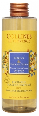 Collines de Provence Recharge de Bouquet Parfumé Duo 200 ML - Senteur : Néroli & Fleur de Coton