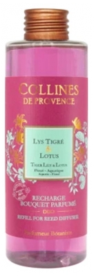 Collines de Provence Recharge de Bouquet Parfumé Duo 200 ML - Senteur : Lys Tigré & Lotus