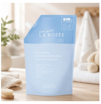 La Rosée Mon Petit Gel Lavant Ultra-Doux Bébé & Enfant Éco-Recharge 800 ml 