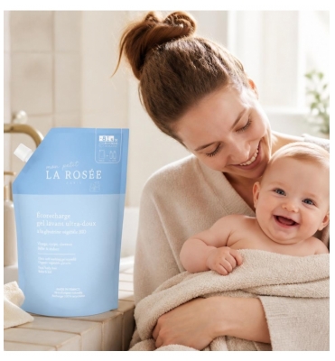 La Rosée Mon Petit Gel Lavant Ultra-Doux Bébé & Enfant Éco-Recharge 800 ml 