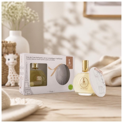 Sophie la Girafe Eau de Soin Parfumée 50 ml + Céramique à Parfumer