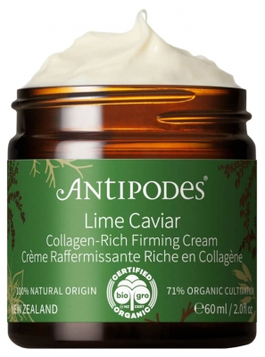 Antipodes Lime Caviar Crème Raffermissante Riche en Collagène Toutes Peaux 60 ml