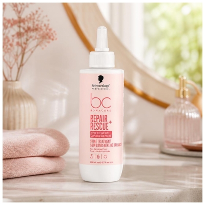 Bonacure Schwarzkopf Professional Repair Rescue+ Soin Concentré de Brillance 200 ml