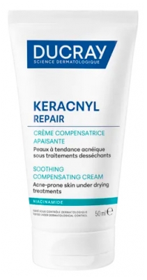 Ducray Keracnyl Repair Crème Compensatrice Traitements Desséchants 50 ml