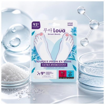 Loua Masque Pieds en Tissu Ultra-Hydratant