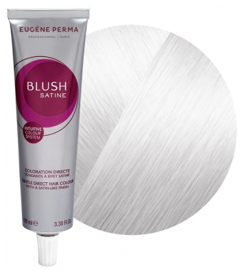Eugène Perma Professionnel Blush Satine Coloration Directe Fondante Effet Satiné 100 ml - Couleur : Argent Blanc