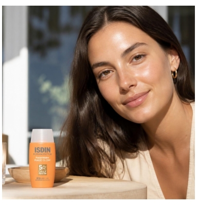 Isdin Fotoprotector Fusion Water Crème Solaire Magic Glow SPF50 50 ml