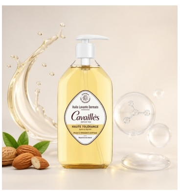 Cavaillès Huile Lavante Dermato Haute Tolérance Peaux à Tendance Atopique 500 ml