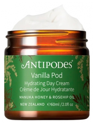 Antipodes Gousse de Vanille Crème de Jour Hydratante Peaux Sèches et Sensibles 60 ml