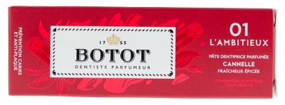 Botot Pâte Dentifrice Parfumée L'Ambitieux Cannelle 25 ml