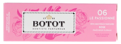 Botot Pâte Dentifrice Parfumée Le Passionné Rose 25 ml