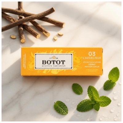 Botot Pâte Dentifrice Parfumée L'Audacieux Cédrat 25 ml