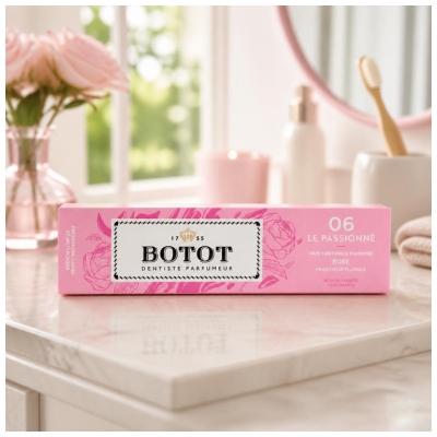 Botot Pâte Dentifrice Parfumée Le Passionné Rose 75 ml