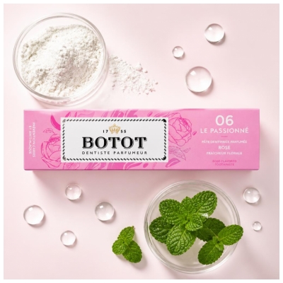 Botot Pâte Dentifrice Parfumée Le Passionné Rose 75 ml