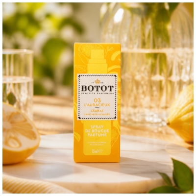Botot Spray de Bouche Parfumé L'Audacieux Cédrat 15 ml