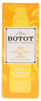 Botot Spray de Bouche Parfumé L'Audacieux Cédrat 15 ml