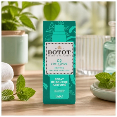 Botot Spray de Bouche Parfumé L'Intrépide Menthe 15 ml