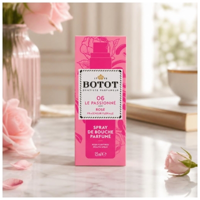 Botot Spray de Bouche Parfumé Le Passionné Rose 15 ml