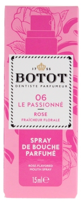 Botot Spray de Bouche Parfumé Le Passionné Rose 15 ml