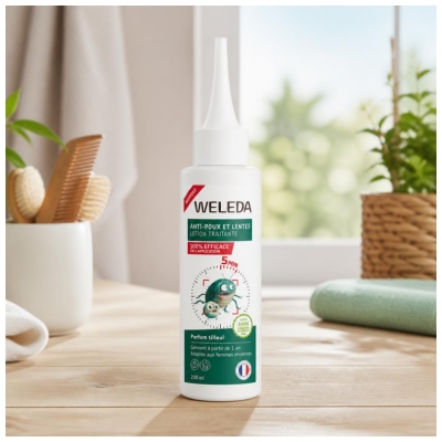 Weleda Lotion Traitante Anti-Poux et Lentes 5 minutes 200 ml