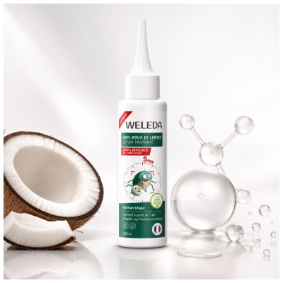 Weleda Lotion Traitante Anti-Poux et Lentes 5 minutes 200 ml