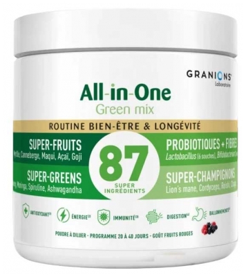 Granions All-In-One Green Mix Routine Longévité & Bien-Être 146 g