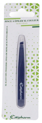 Estipharm Pince à Épiler XL Mors Biais Couleur - Couleur : Marine